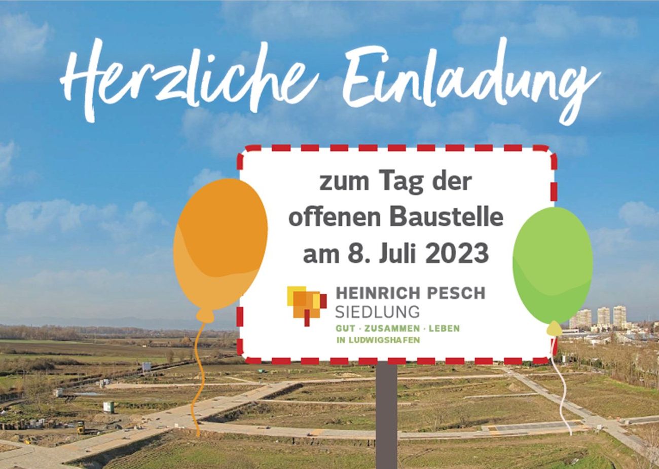 Heinrich-Pesch-Siedlung Tag der offenen Baustelle 8.7.23